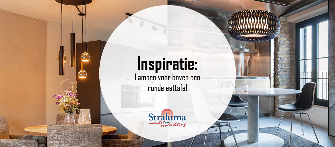 Lampen voor boven een ronde eettafel